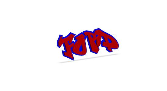 Ford logo car graffiti sign