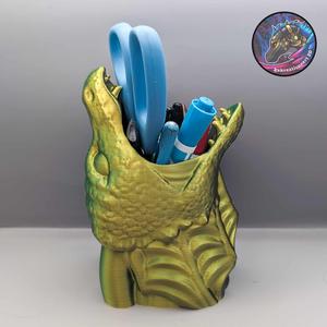 Dragon Head Pencil Holder
