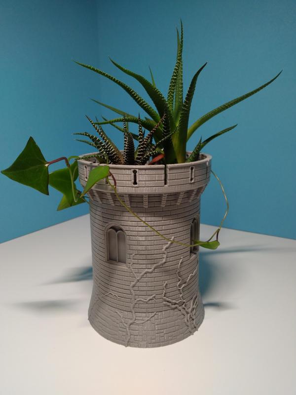 Pen / Pencil Holder / Pot for Plant/Succulent (Gosford Castle Keep)