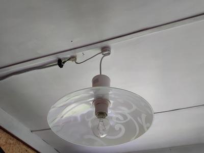 Ceiling Light Strain Relief