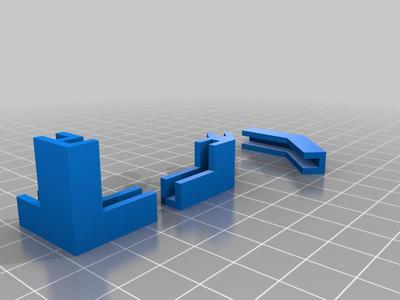  Interconnects for 3mm MDF fibreboard or wood, 90° and 135°