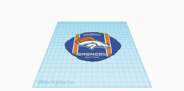 bronco denver plaque