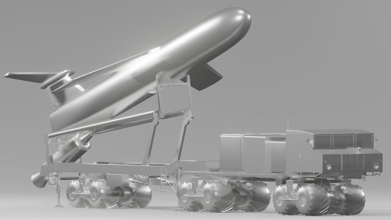 FWD Terracruzer with Matin MG 31 Mace missile