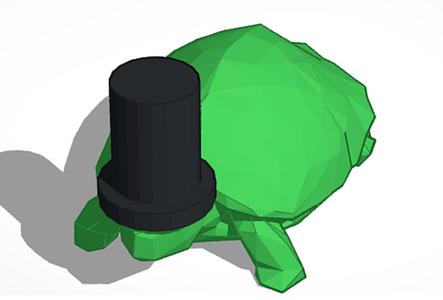 turtle w top hat