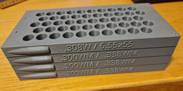 Reloading plates.