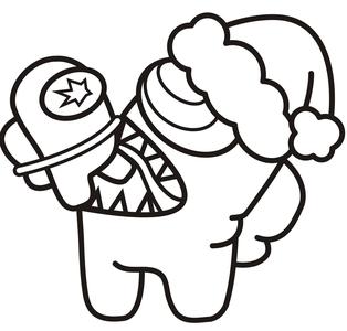 Amung Us Santa Dead Scene - Cookie Cutter