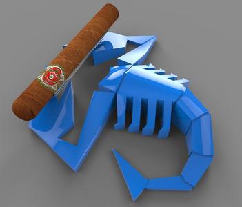 Scorpion Style Ashtray