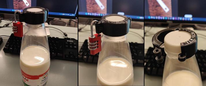 Milk bottle lock / Milk safe