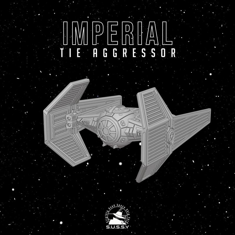 TIE Aggressor (X-Wing Scale)