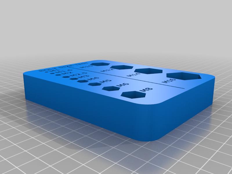 Bolt Size Tester (M1 to M16 - ISO & DIN)