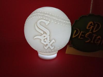Chicago White Sox MLB 3D BASEBALL LIGHT