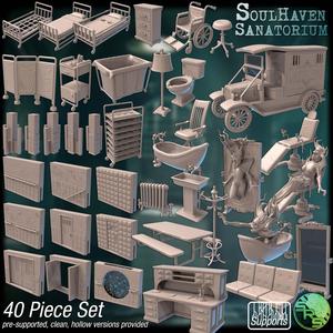 Haunted Asylum Terrain Set