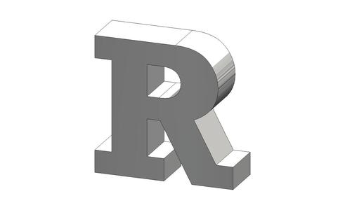 R Letter Rockwell Font Letter