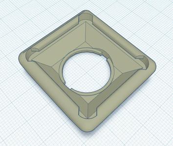 Locking Naked GoPro ND Filter Adapter (Exchangeable)