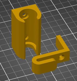 Wall mount for flexible shaft and hook