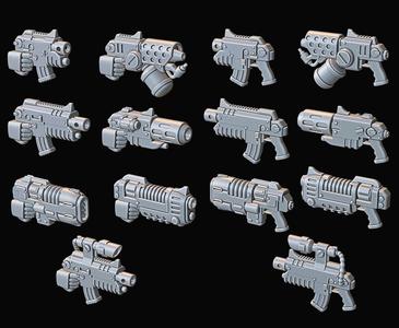 Space Warrior Pistols set