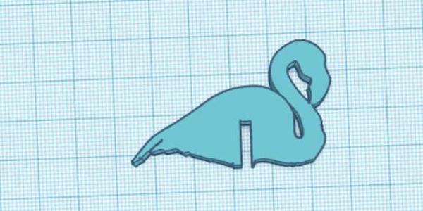 Flamingo Cup Clip