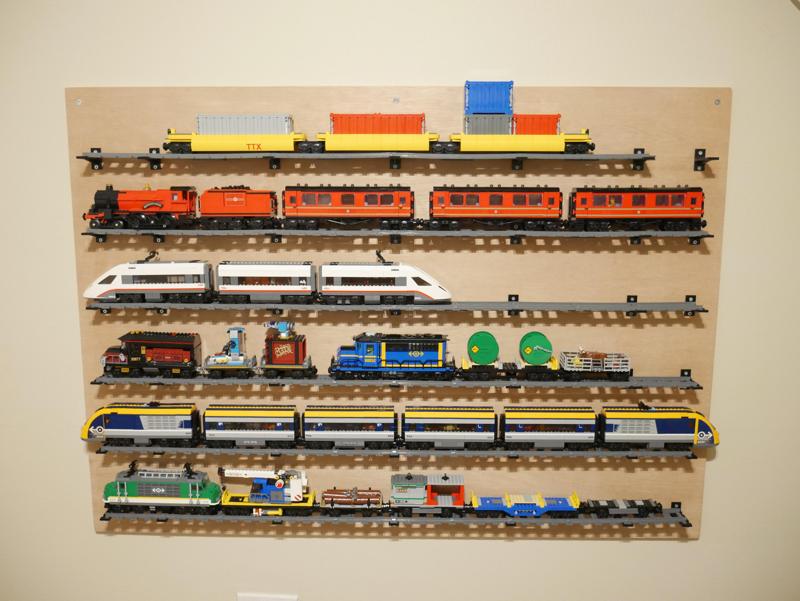 LEGO Train Track Wall Mount