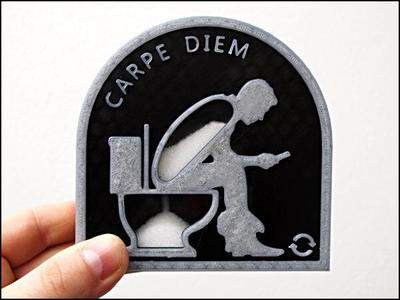 Toilet sand clock timer