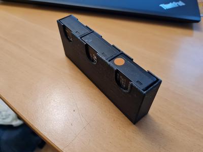 Flat and long Fujifilm NP-W126S battery holder