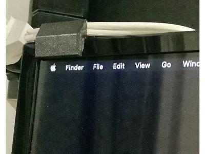 Wire Peg Mounted on Westinghouse TV