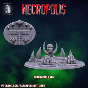Necropolis 120*92mm base (Pre-supported)