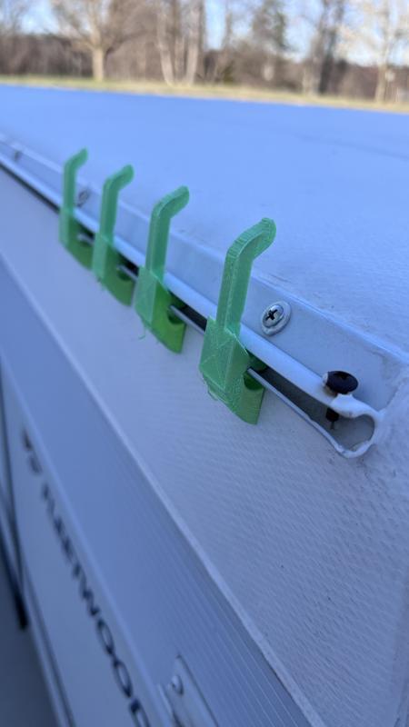 Tarp Awning hook for Coleman popup