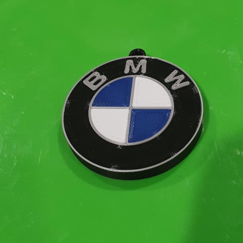 BMW logo keychain