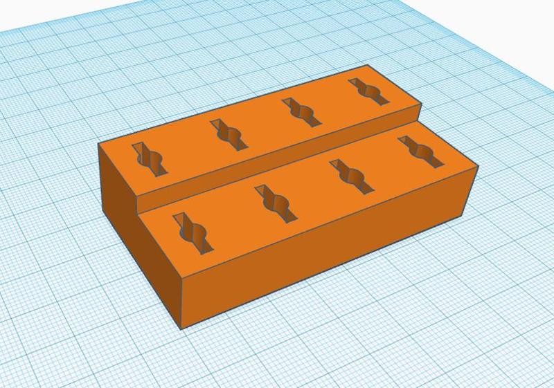 Simple stand to hold sanding arbors of Proxxon PS13 pensander