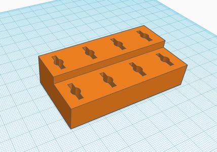 Simple stand to hold sanding arbors of Proxxon PS13 pensander