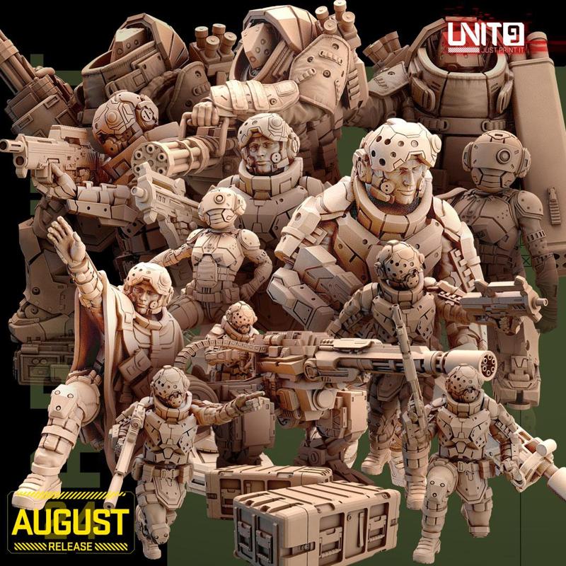 Cyberpunk models BUNDLE - A.R.C. UNIT - (August24 release)