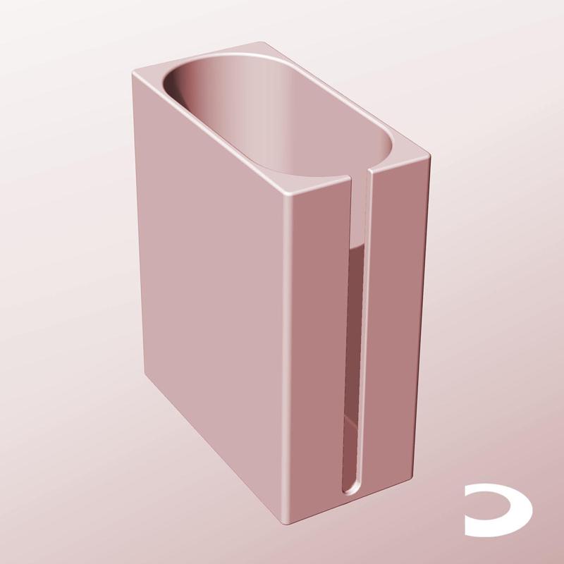CX68-180-SS Slotted Modular Stacking Storage Boxes | Printable Objects - Infinite Containers | stl file for 3d printing