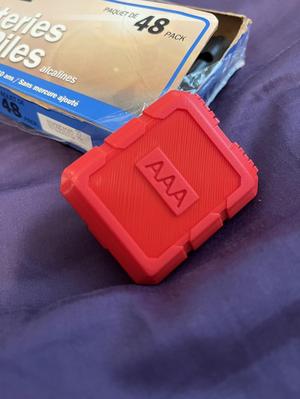 AAA Battery box 4 print in place (contest entry)