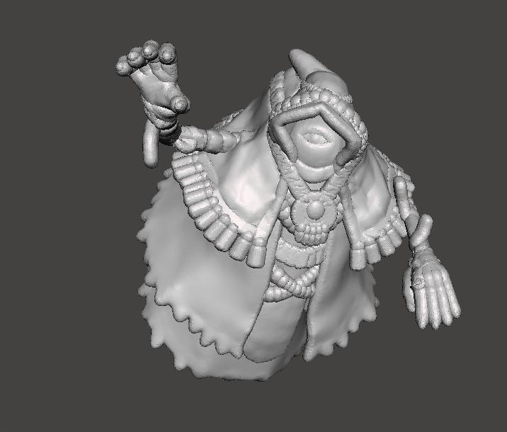 WIZZRO WIZARD MINIATURE MODEL FANTASY GAMES RPG DND