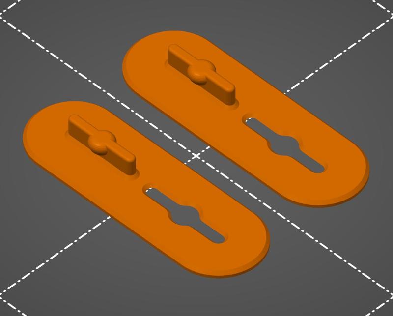 Quest Pro Rear Pad Offset Brackets