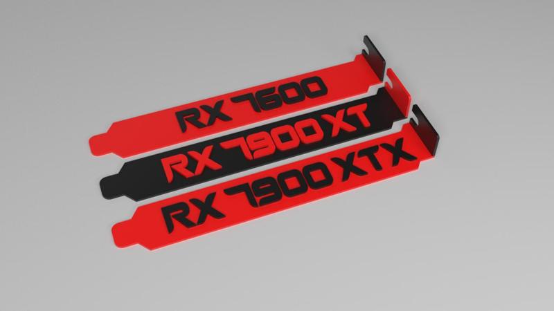 AMD Radeon RX 7000 Series PCI/PCI-E Slot Covers