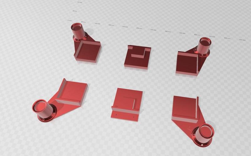 Xtool legs and honey comb holder