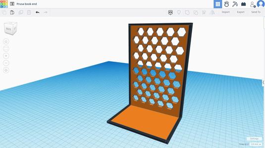 Prusa book end