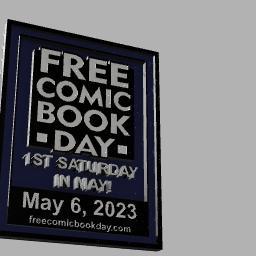 Free Comic Book Day Plaque