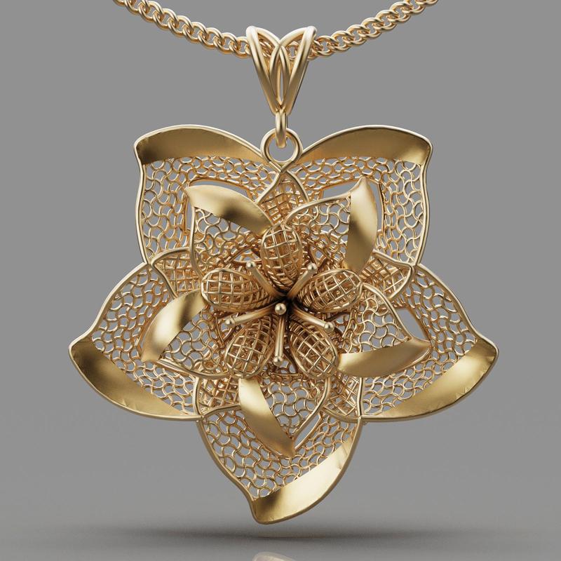 Flower pendant