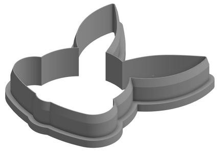 Rabbit cookie cutter