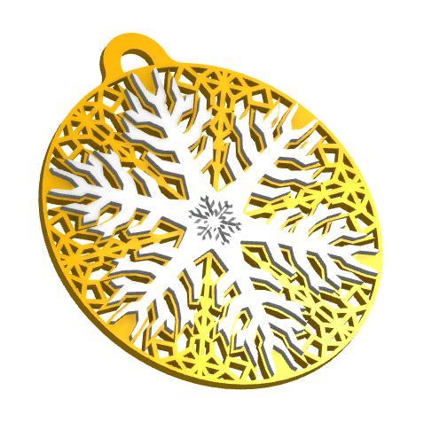 Snowflake geometric design