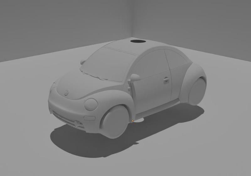 Mini VW Beetle For Car Mirror