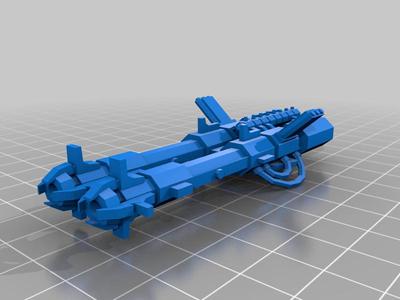 Necron Tomb Citadel Sentry Gun + Mount