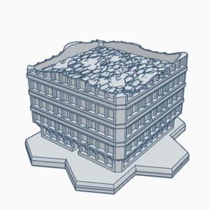 Ruined Building 38 with Hex Base SFRHB038