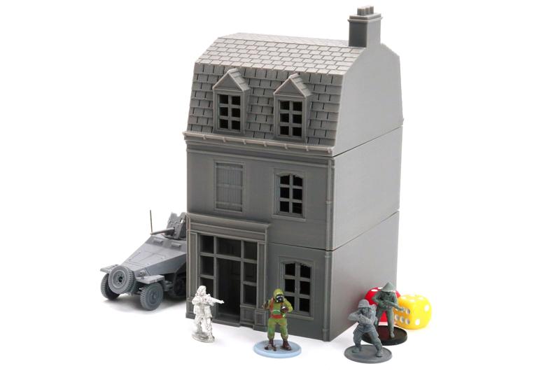 Sainte Mere Eglise French Row House Cottage DS T4 Wargaming Terrain