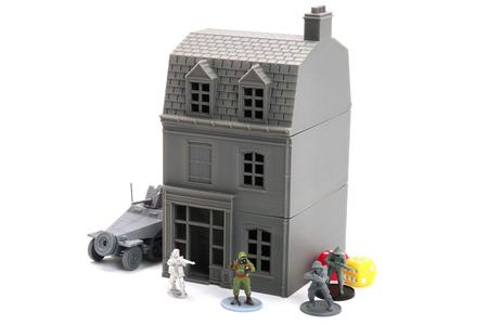 Sainte Mere Eglise French Row House Cottage DS T4 Wargaming Terrain