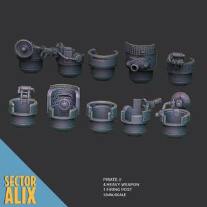 SECTOR ALIX - PIRATE SHIP WEAPON PACK 01