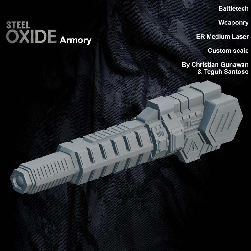 Battletech miniature weaponry ER Medium Laser