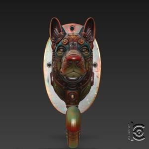 Steel Shepherd Wall Hook - 3D Model for Printing